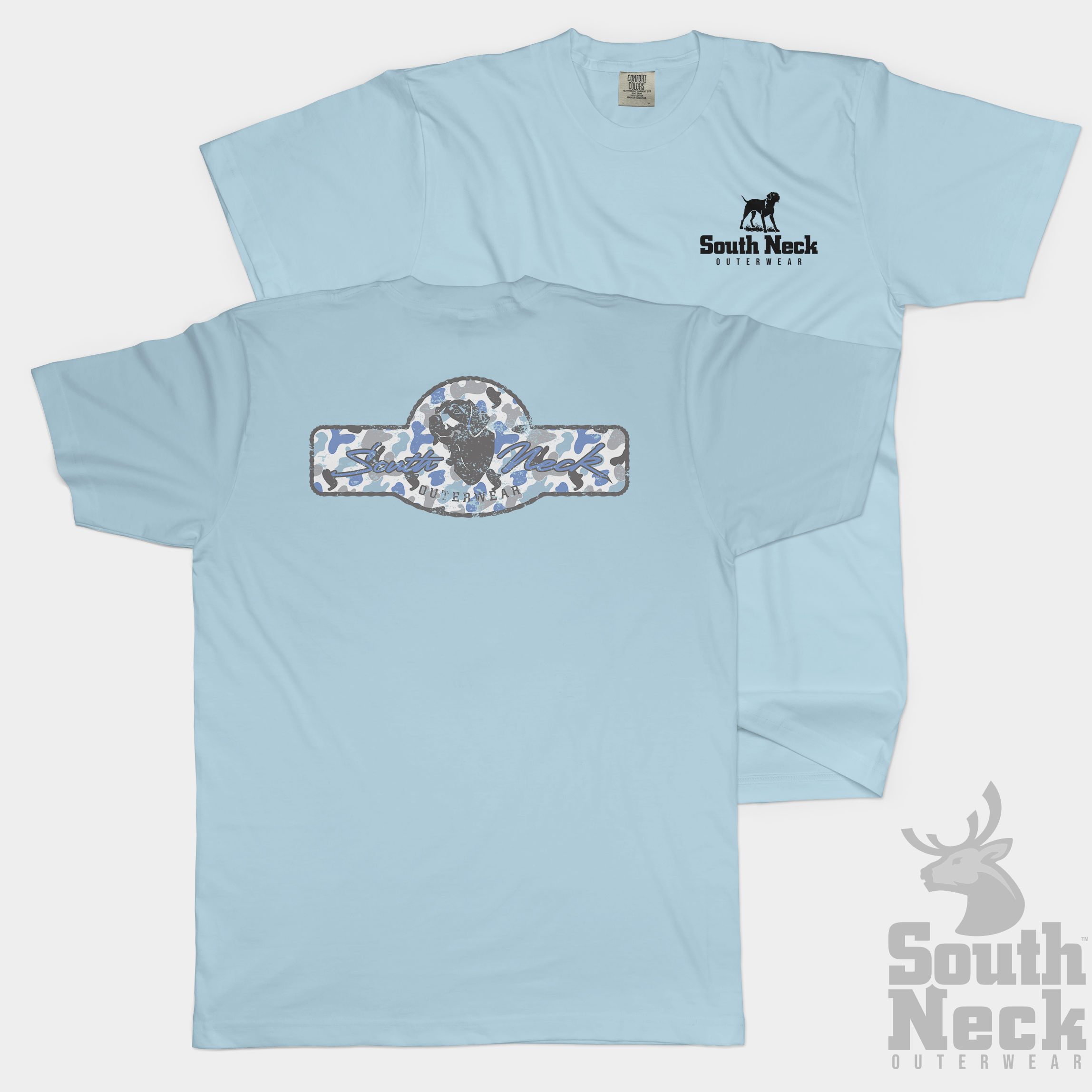 Blue Camo Lab SS TEE
