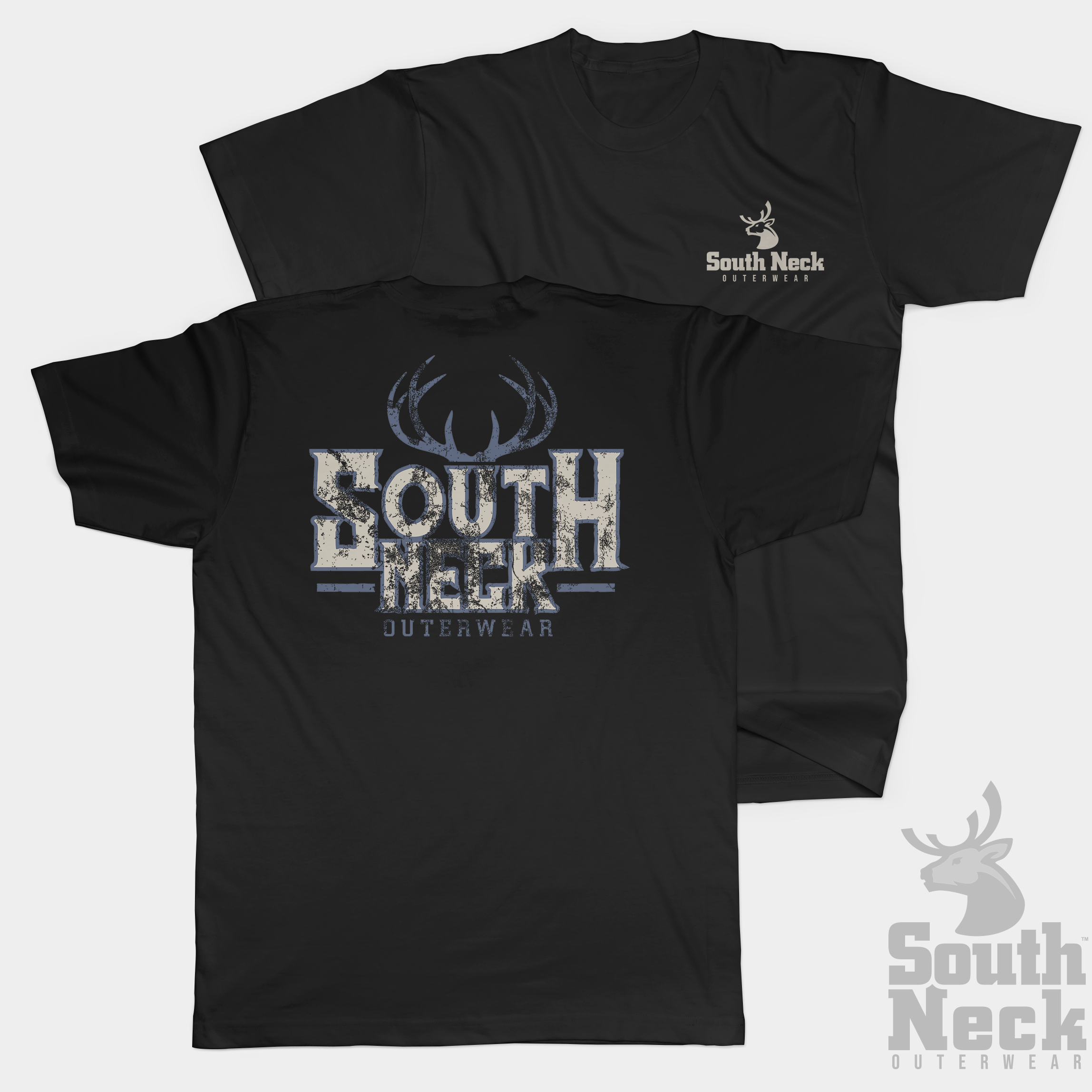 "Antler Tech" (#4012) | Soft Shirts Relaxed Fit T-shirt