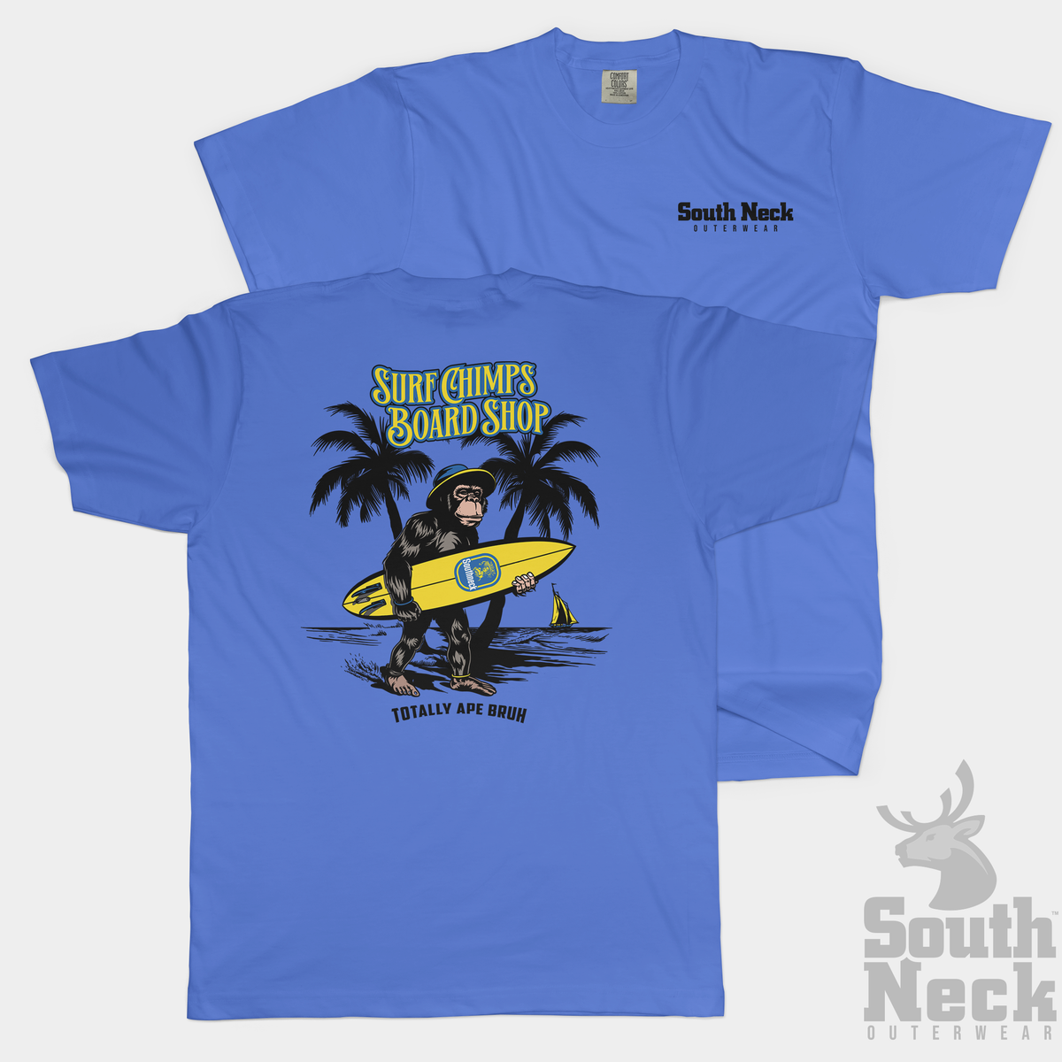 Surf Chimps Comfort Colors Graphic Tee – South Neck Outerwear