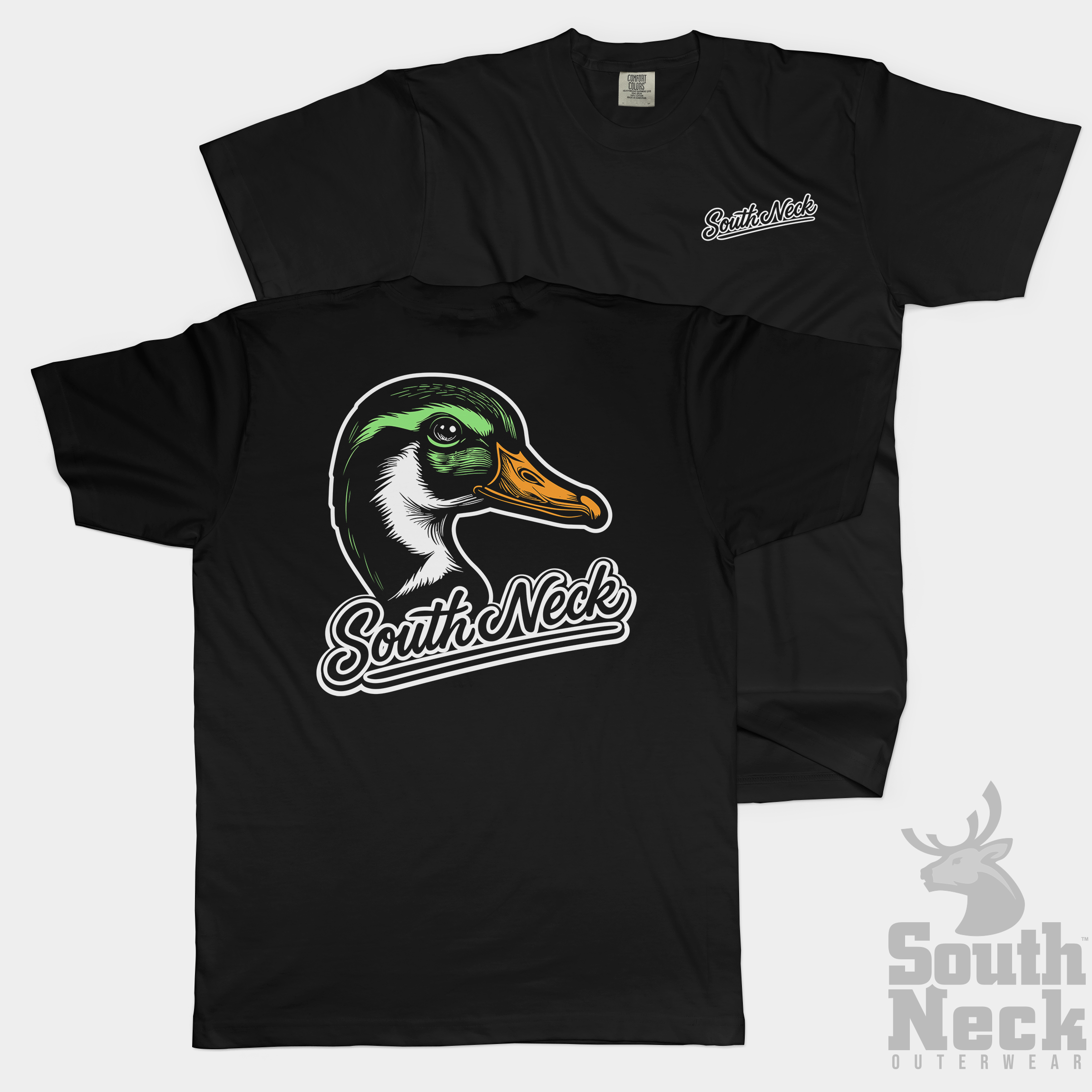 "Script Duck Head" (#5008) | Comfort Colors Relaxed Fit T-shirt