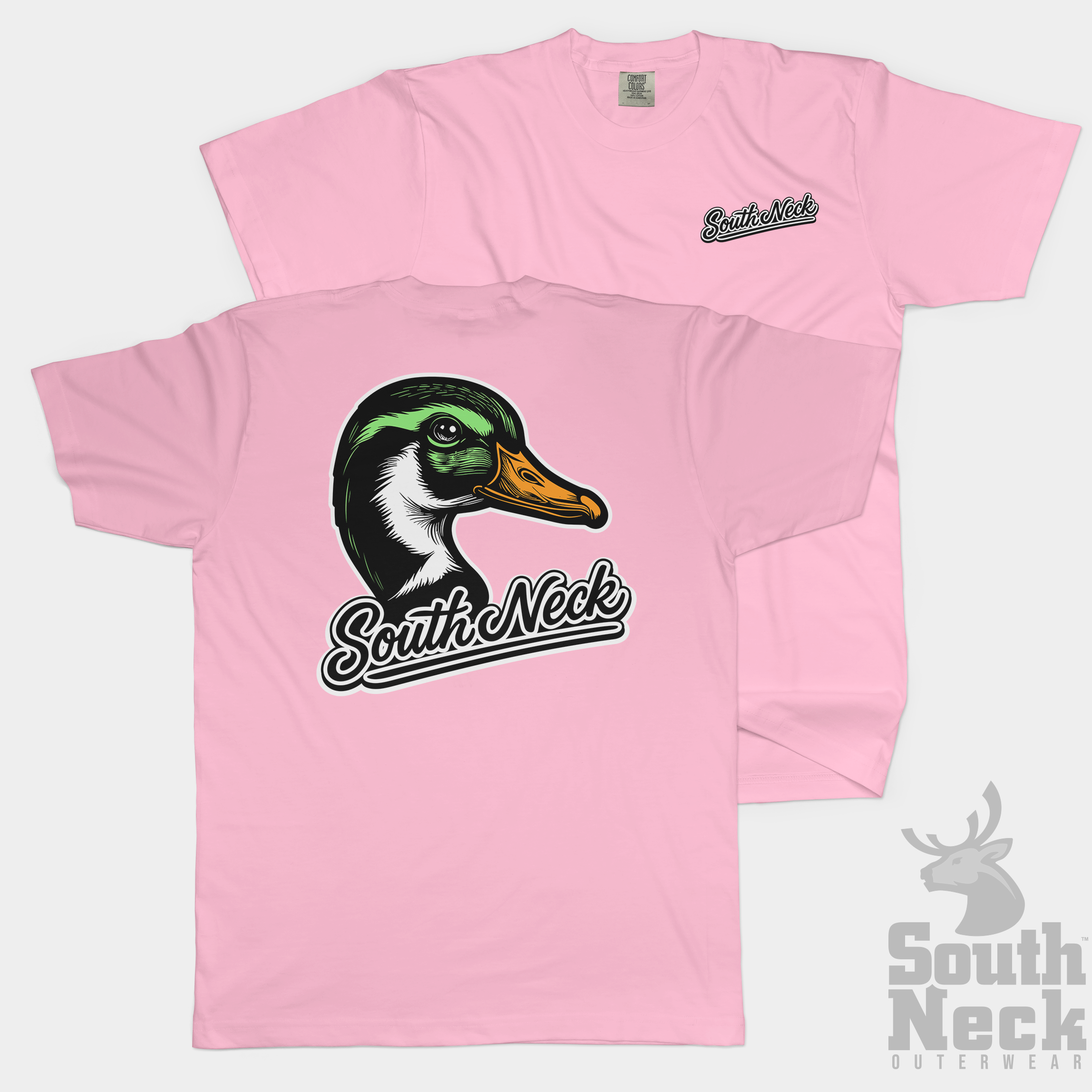 "Script Duck Head" (#5008) | Comfort Colors Relaxed Fit T-shirt