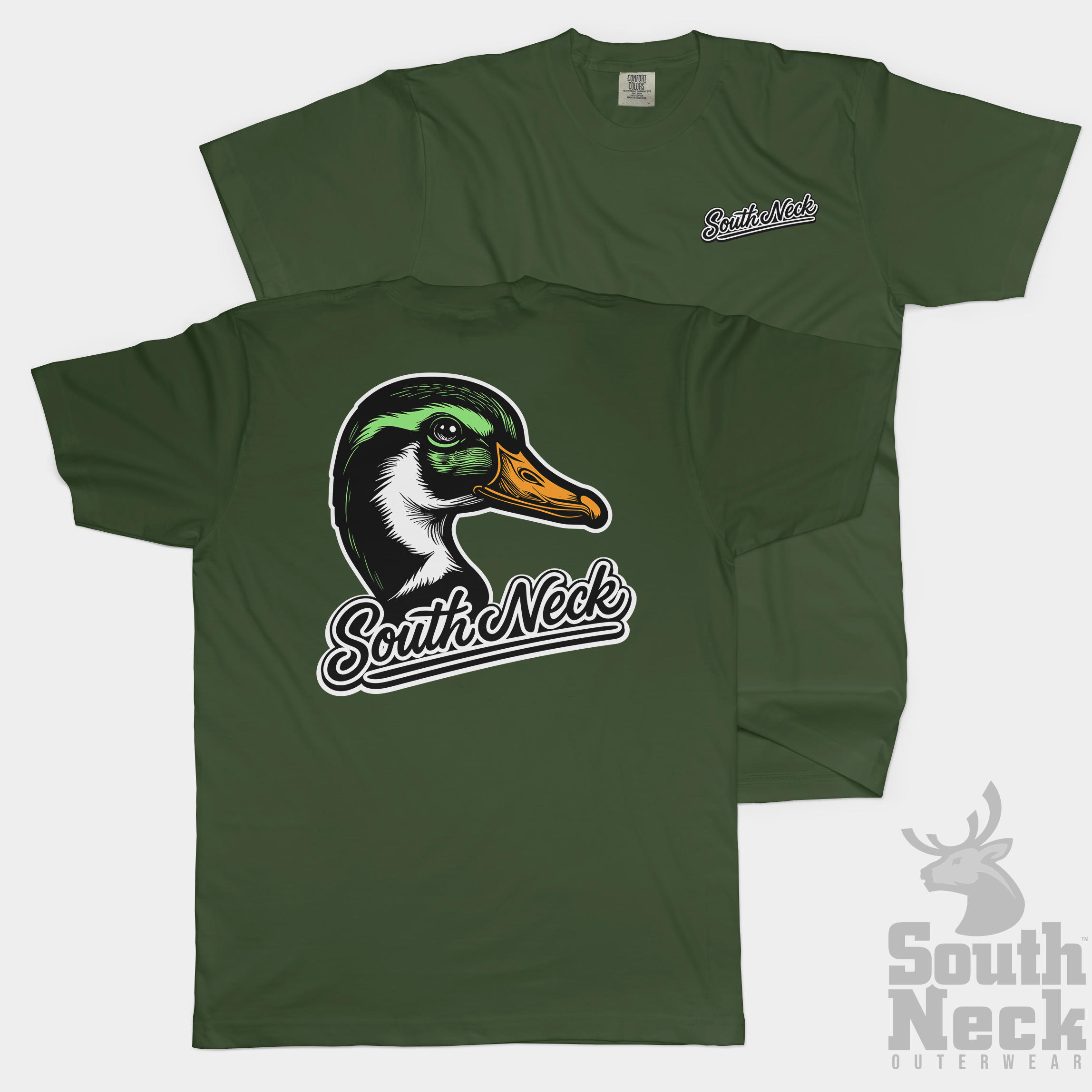 "Script Duck Head" (#5008) | Comfort Colors Relaxed Fit T-shirt