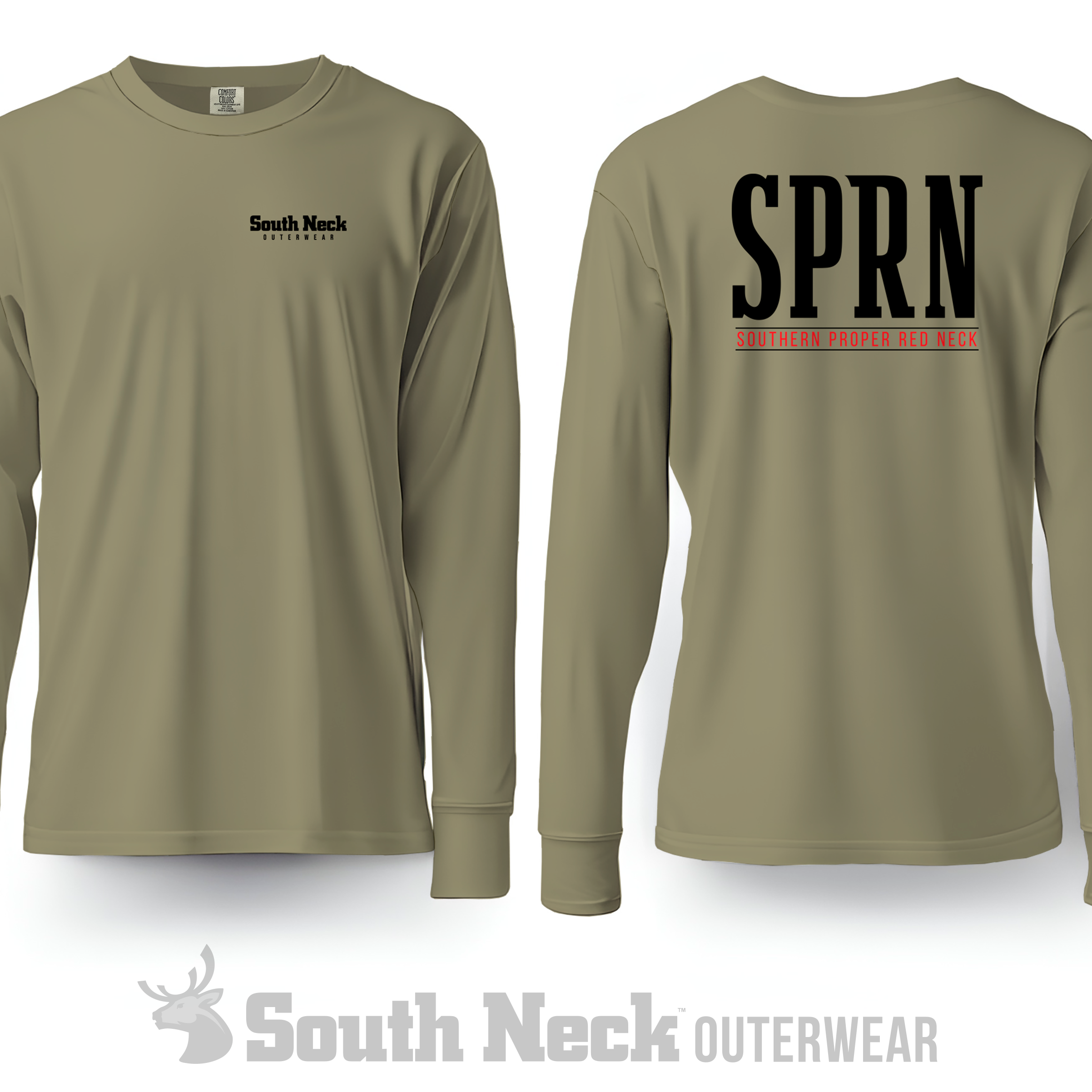 Southern Proper Red Neck LS TEE