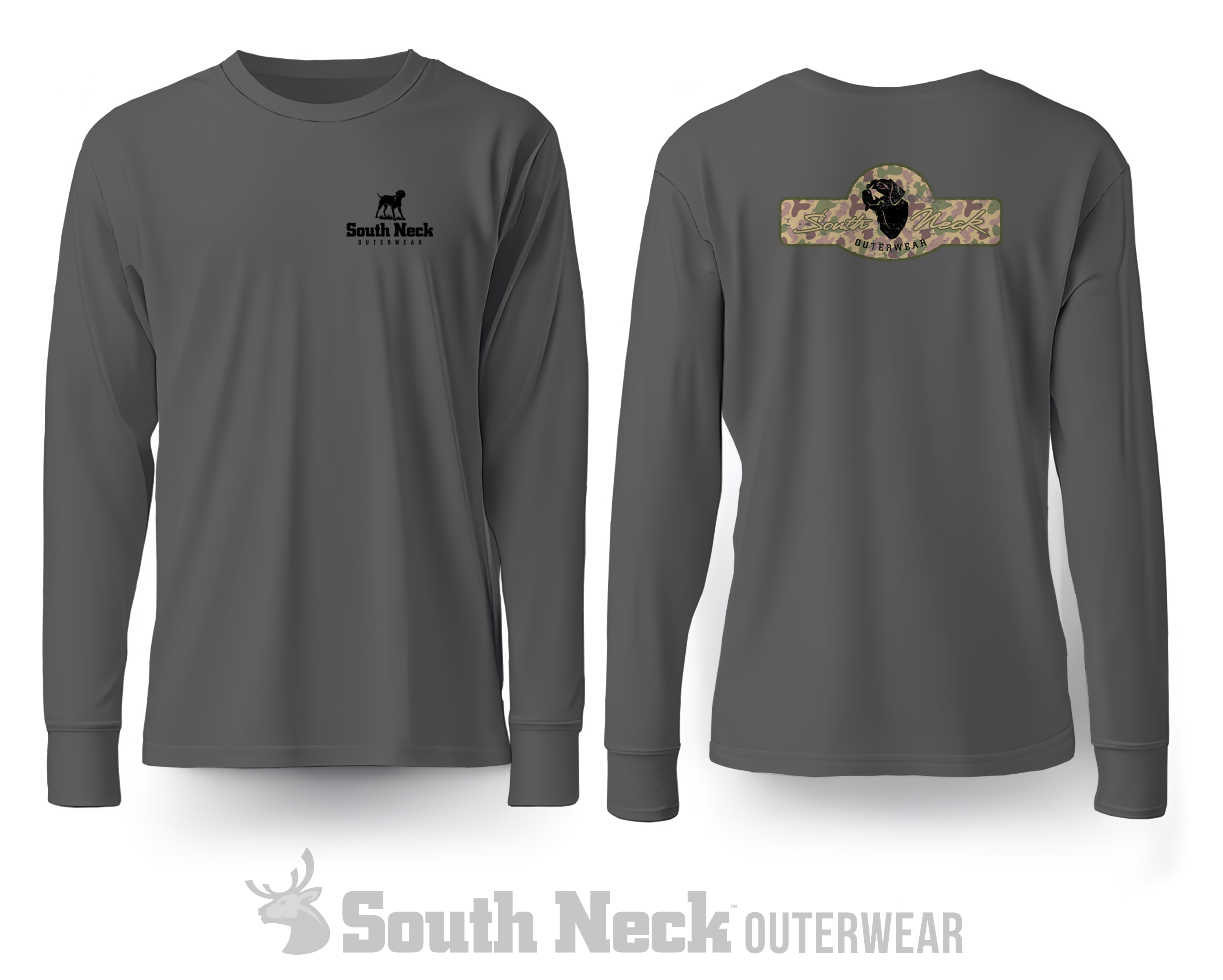 "Camo Lab" (#4004) | Soft Shirts Relaxed Fit Long Sleeve T-shirt