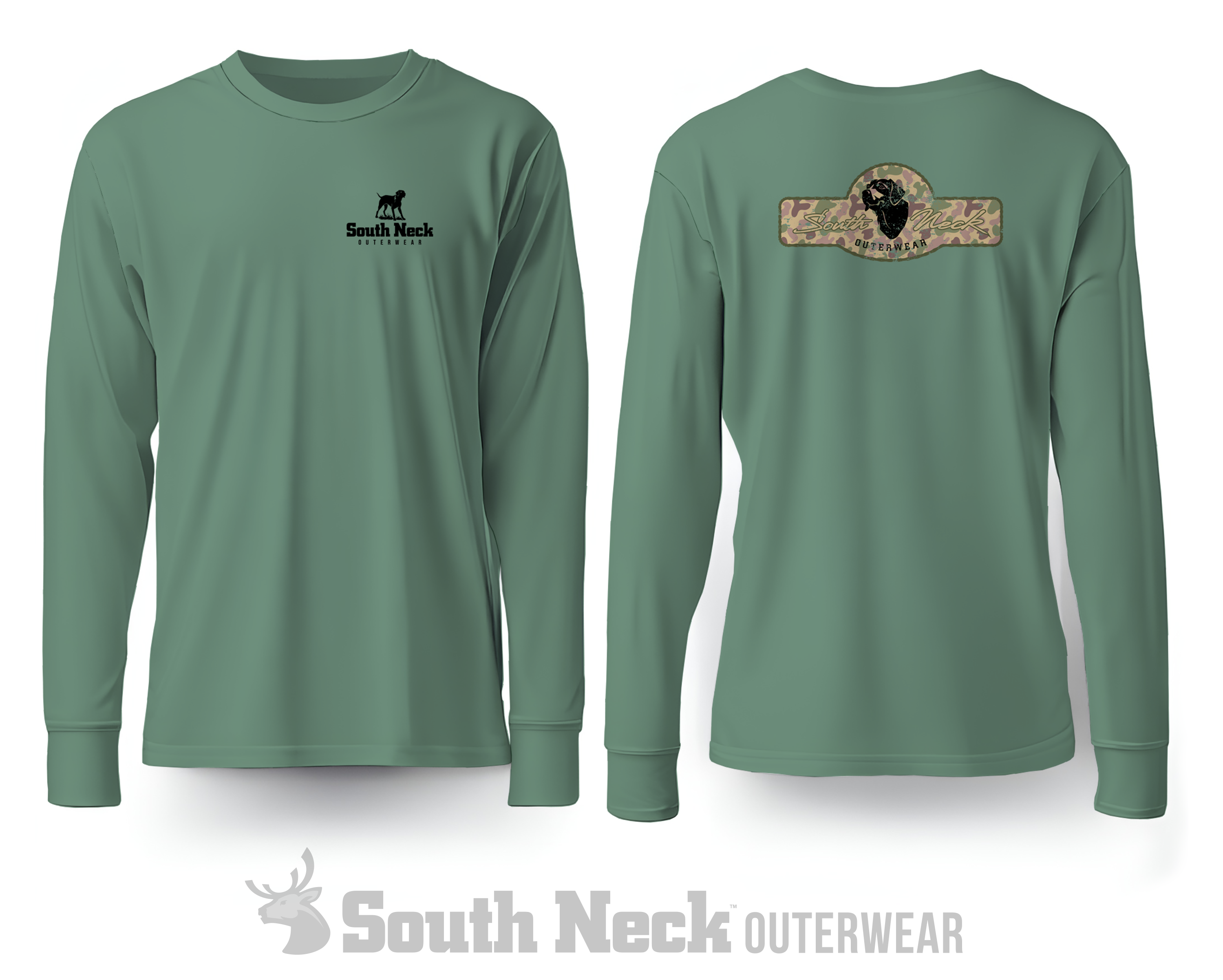 "Camo Lab" (#4004) | Soft Shirts Relaxed Fit Long Sleeve T-shirt