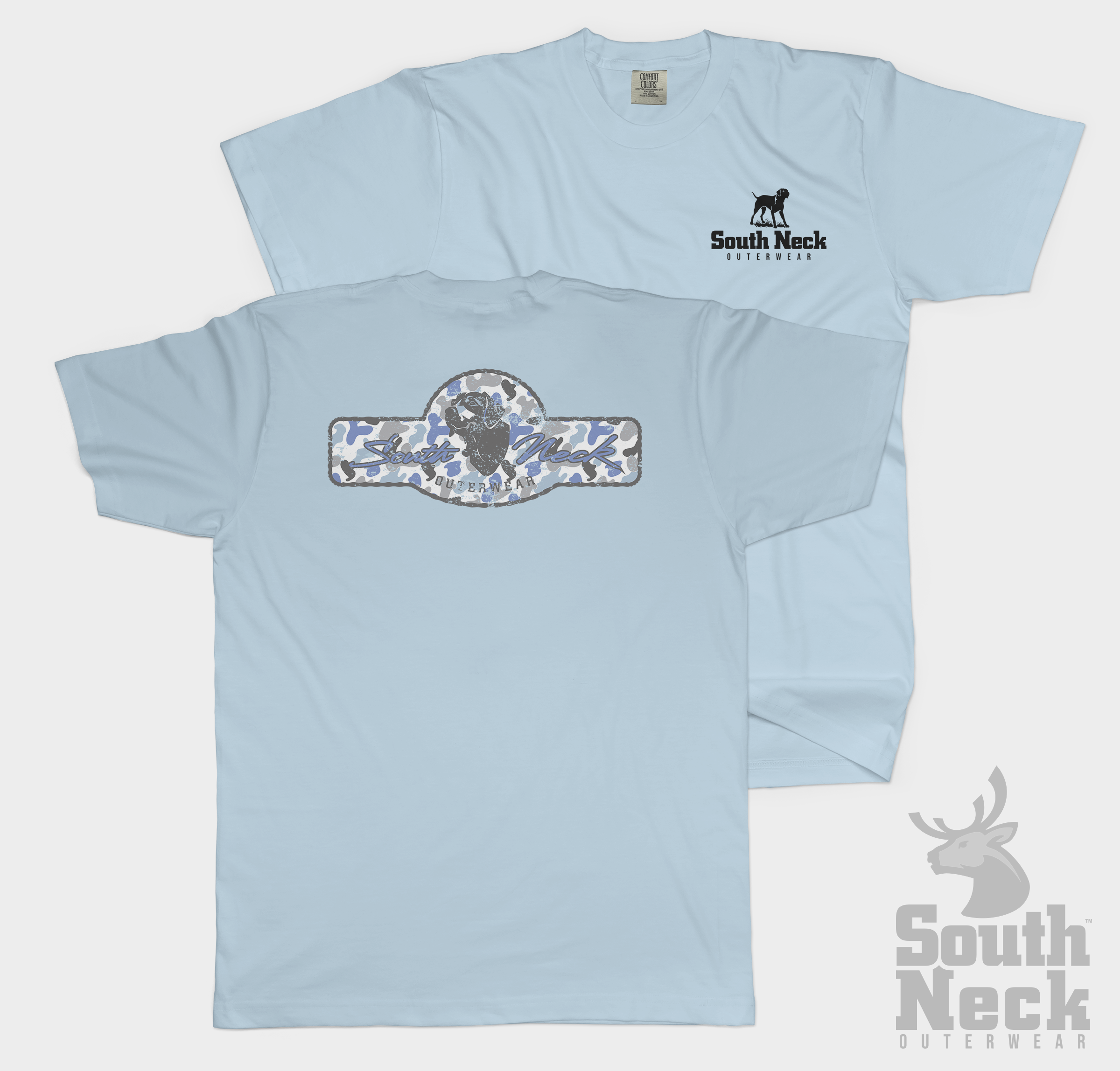 Blue Camo Lab SS TEE