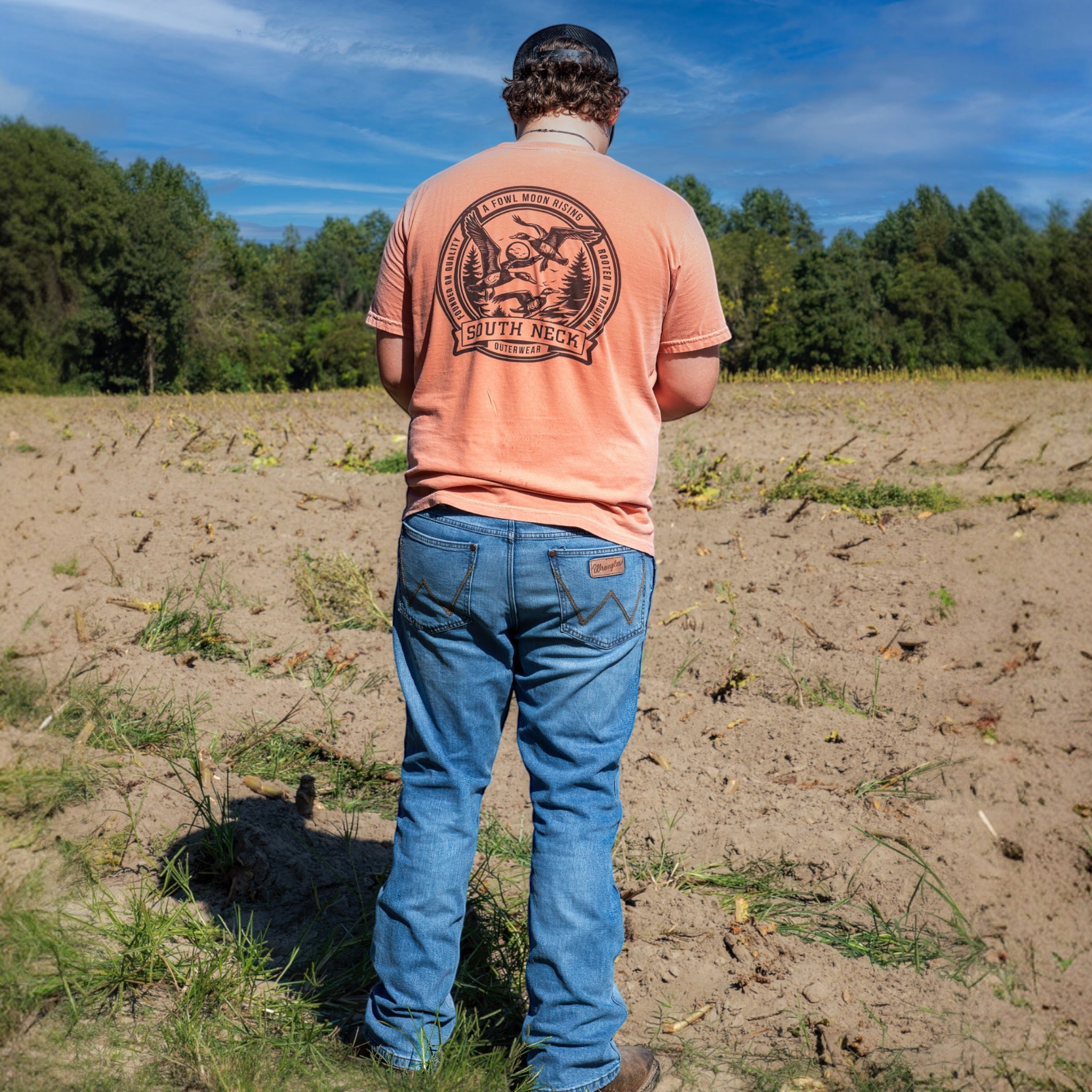 "Fowl Moon Rising" (#4033) | Comfort Colors Relaxed Fit T-shirt