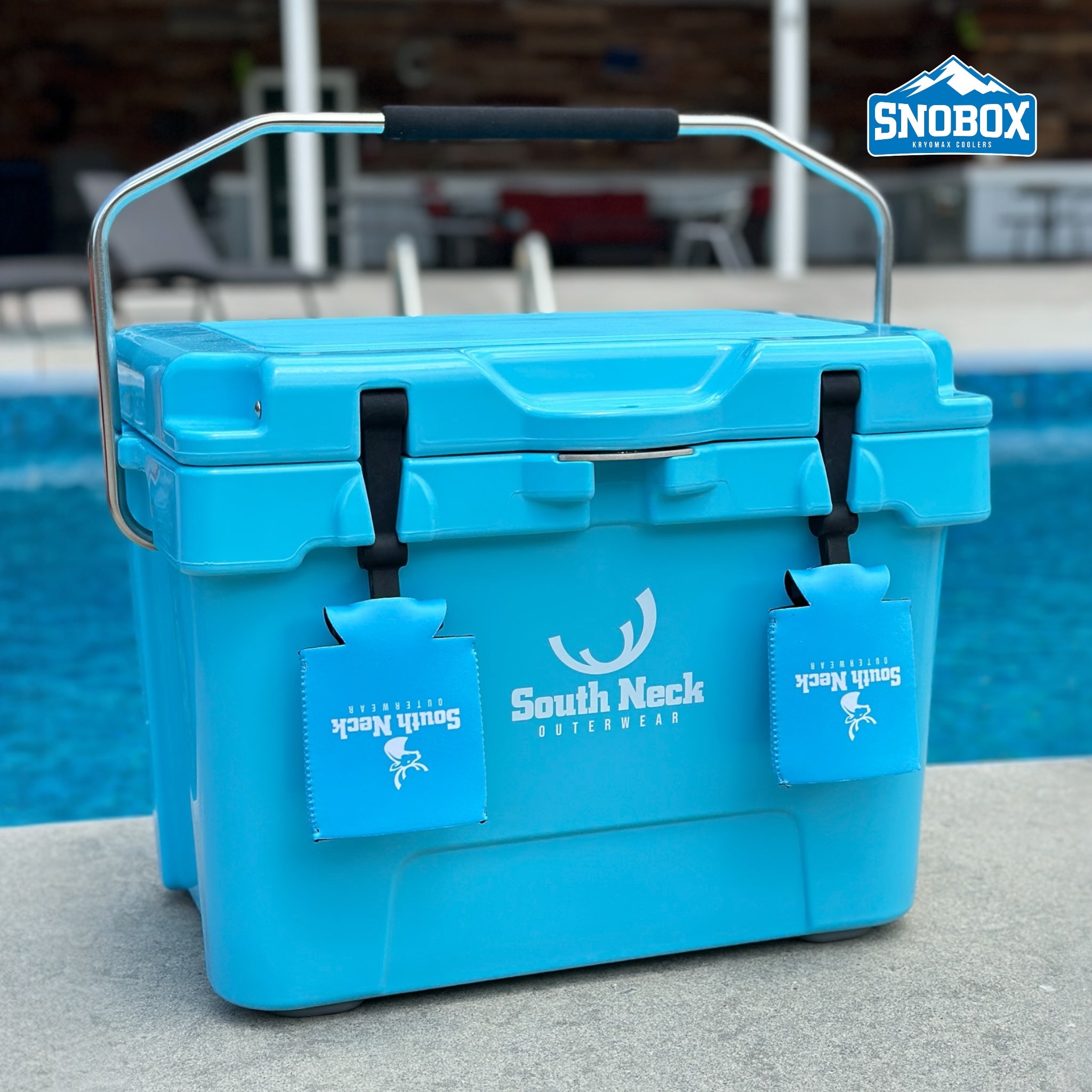 South Neck Neoprene Koozies – Fits SNOBOX Coolers, Insulated Can Holde